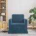 Canapea albastru 78 x 78 x 80 cm Catifea - WALTI WALTI