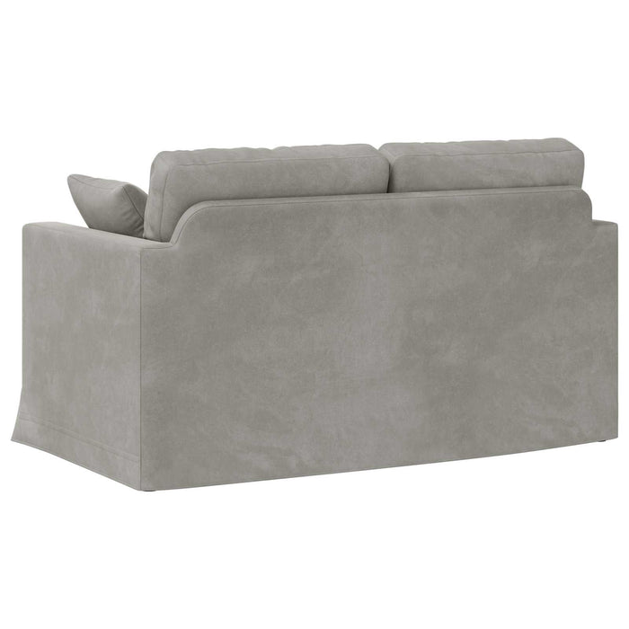 Canapea Gri deschis 138 x 78 x 80 cm Catifea - WALTI WALTI