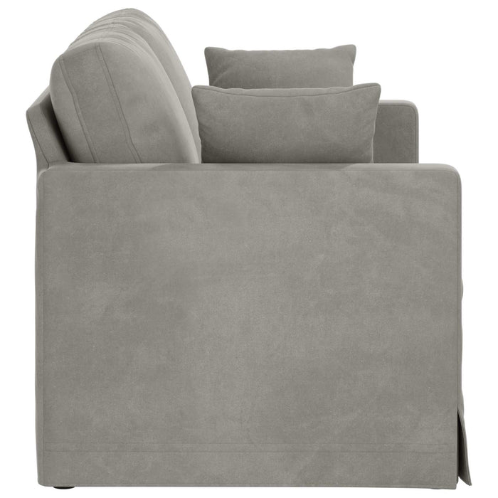 Canapea Gri deschis 138 x 78 x 80 cm Catifea - WALTI WALTI