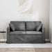 Canapea Gri închis 138 x 78 x 80 cm Catifea - WALTI WALTI