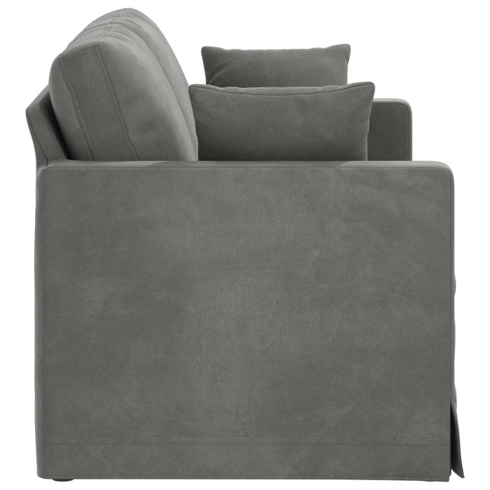 Canapea Gri închis 138 x 78 x 80 cm Catifea - WALTI WALTI