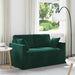 Canapea Verde închis 138 x 78 x 80 cm Catifea - WALTI WALTI