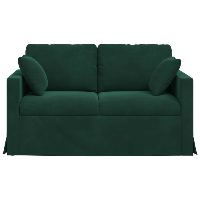 Canapea Verde închis 138 x 78 x 80 cm Catifea - WALTI WALTI
