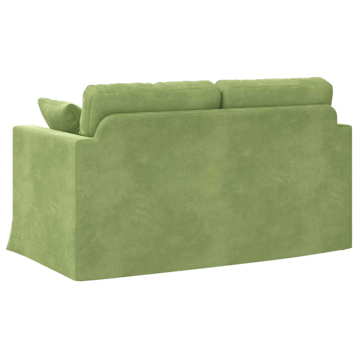 Canapea Verde deschis 138 x 78 x 80 cm Catifea - WALTI WALTI
