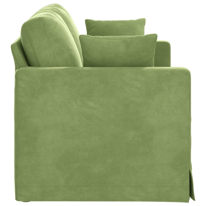 Canapea Verde deschis 138 x 78 x 80 cm Catifea - WALTI WALTI
