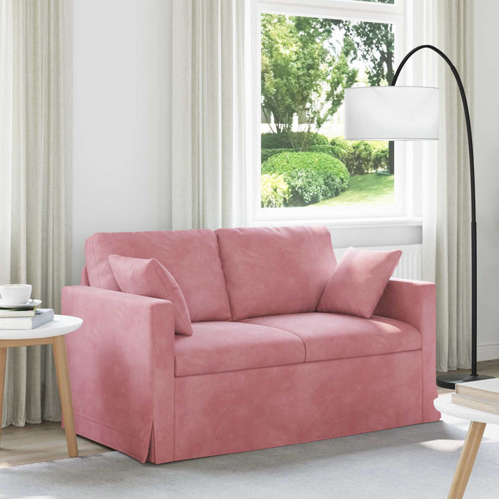 Canapea Roz 138 x 78 x 80 cm Catifea - WALTI WALTI