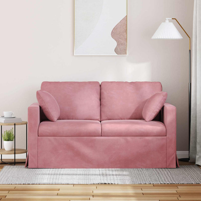 Canapea Roz 138 x 78 x 80 cm Catifea - WALTI WALTI