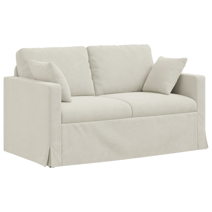 Canapea Crem 138 x 78 x 80 cm Catifea - WALTI WALTI