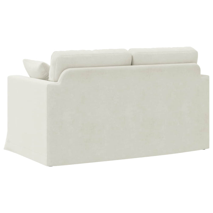 Canapea Crem 138 x 78 x 80 cm Catifea - WALTI WALTI