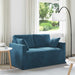Canapea albastru 138 x 78 x 80 cm Catifea - WALTI WALTI