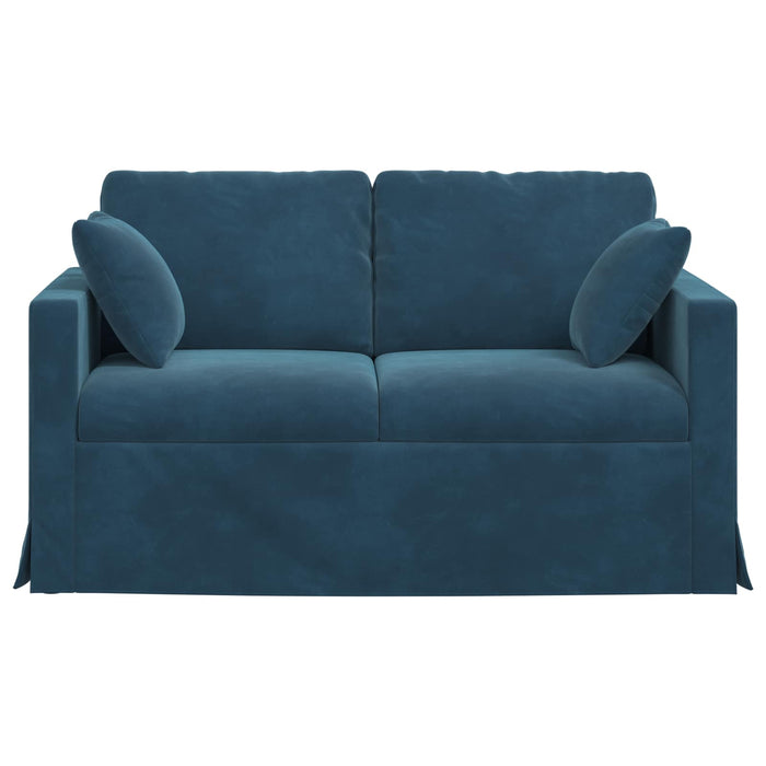 Canapea albastru 138 x 78 x 80 cm Catifea - WALTI WALTI