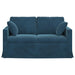 Canapea albastru 138 x 78 x 80 cm Catifea - WALTI WALTI