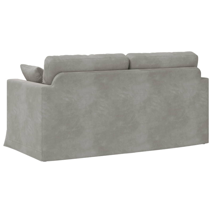 Canapea Gri deschis 158 x 78 x 80 cm Catifea - WALTI WALTI