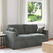 Canapea Gri închis 158 x 78 x 80 cm Catifea - WALTI WALTI