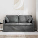 Canapea Gri închis 158 x 78 x 80 cm Catifea - WALTI WALTI