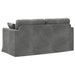 Canapea Gri închis 158 x 78 x 80 cm Catifea - WALTI WALTI
