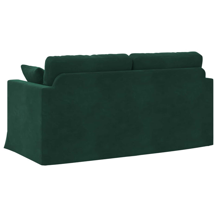 Canapea Verde închis 158 x 78 x 80 cm Catifea - WALTI WALTI
