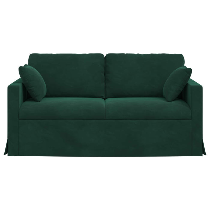 Canapea Verde închis 158 x 78 x 80 cm Catifea - WALTI WALTI