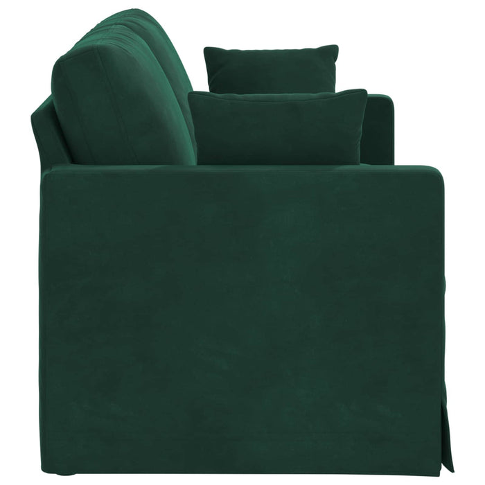 Canapea Verde închis 158 x 78 x 80 cm Catifea - WALTI WALTI