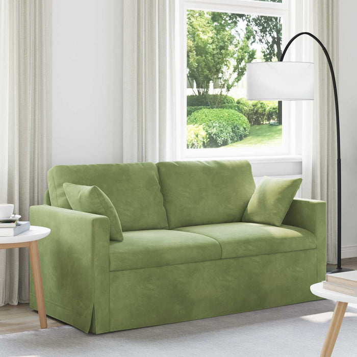 Canapea Verde deschis 158 x 78 x 80 cm Catifea - WALTI WALTI