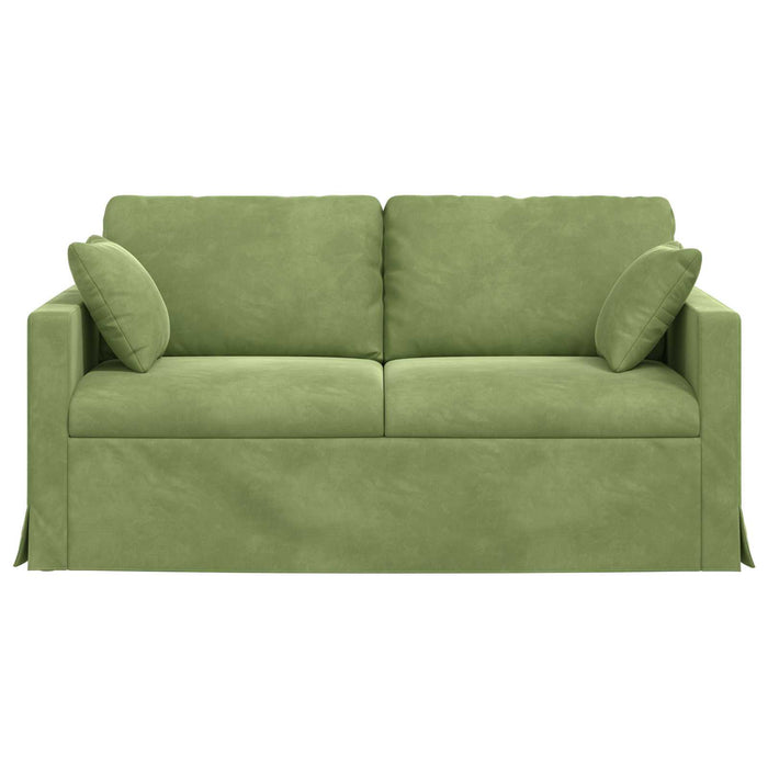 Canapea Verde deschis 158 x 78 x 80 cm Catifea - WALTI WALTI