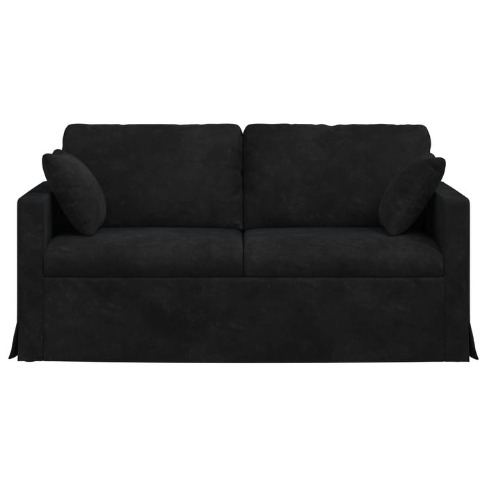 Canapea Negru 158 x 78 x 80 cm Catifea - WALTI WALTI