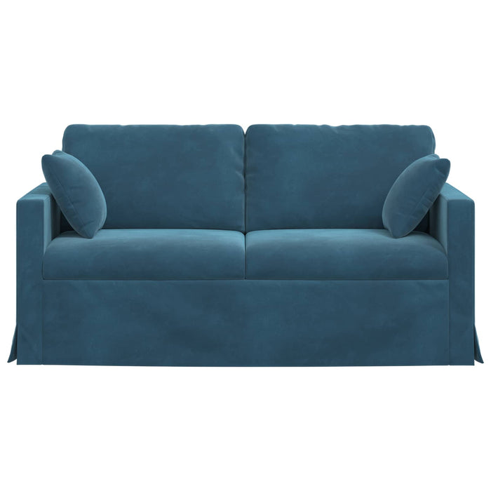 Canapea albastru 158 x 78 x 80 cm Catifea - WALTI WALTI