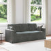 Canapea Gri închis 198 x 78 x 80 cm Catifea - WALTI WALTI