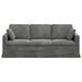 Canapea Gri închis 198 x 78 x 80 cm Catifea - WALTI WALTI