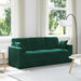 Canapea Verde închis 198 x 78 x 80 cm Catifea - WALTI WALTI