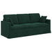 Canapea Verde închis 198 x 78 x 80 cm Catifea - WALTI WALTI