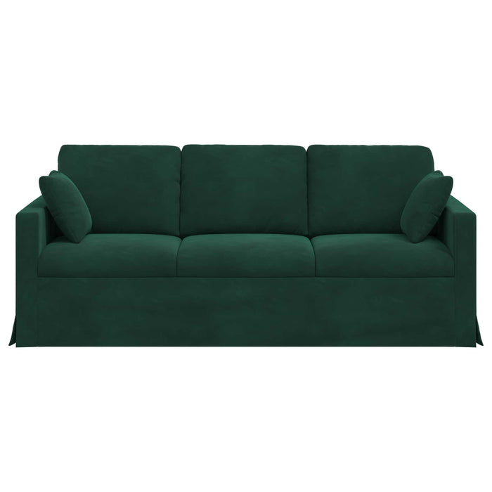 Canapea Verde închis 198 x 78 x 80 cm Catifea - WALTI WALTI