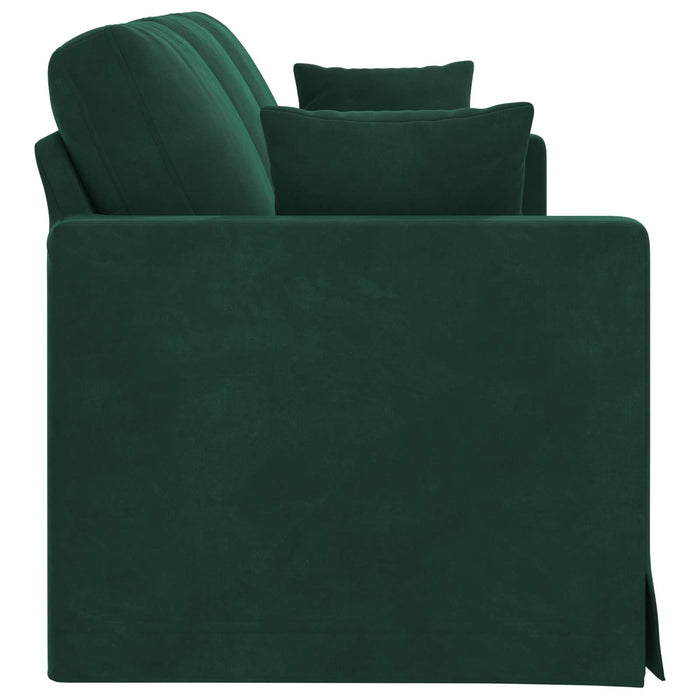 Canapea Verde închis 198 x 78 x 80 cm Catifea - WALTI WALTI