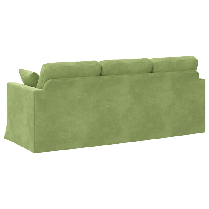 Canapea Verde deschis 198 x 78 x 80 cm Catifea - WALTI WALTI