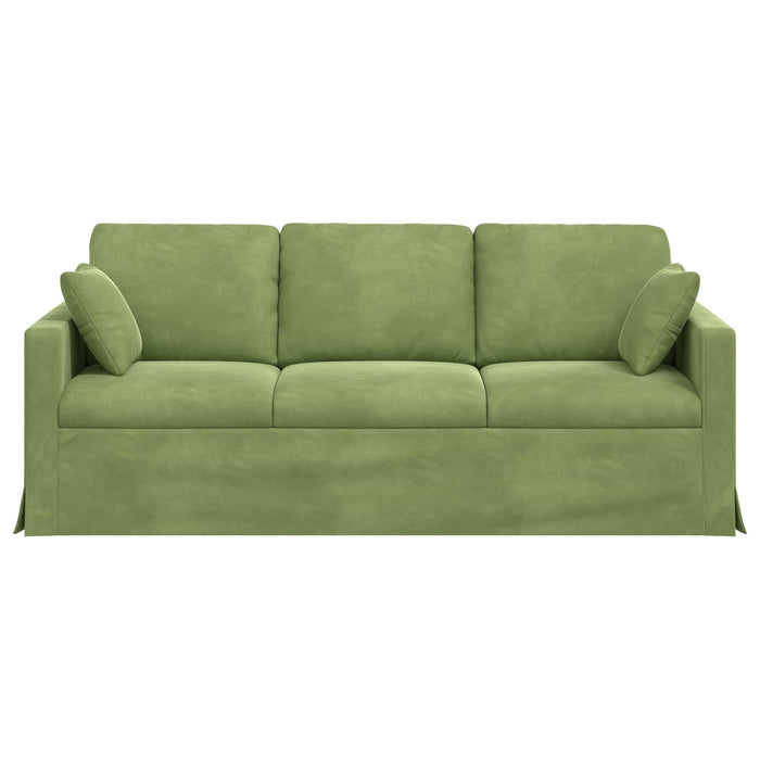 Canapea Verde deschis 198 x 78 x 80 cm Catifea - WALTI WALTI