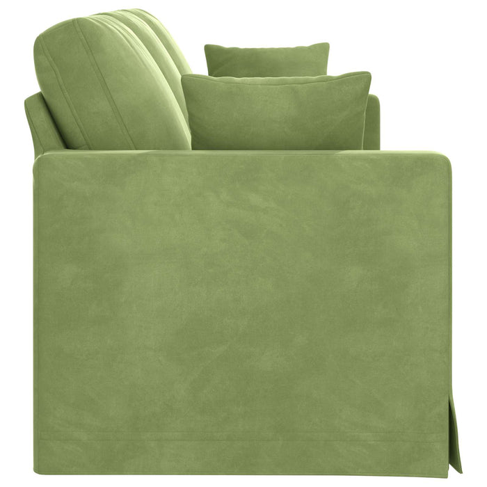 Canapea Verde deschis 198 x 78 x 80 cm Catifea - WALTI WALTI