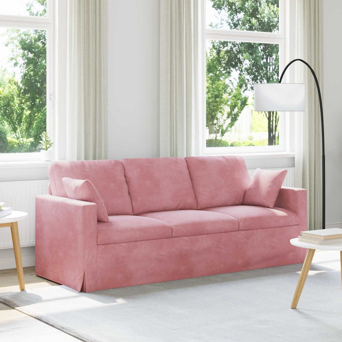 Canapea Roz 198 x 78 x 80 cm Catifea - WALTI WALTI