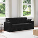 Canapea Negru 198 x 78 x 80 cm Catifea - WALTI WALTI