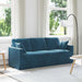 Canapea albastru 198 x 78 x 80 cm Catifea - WALTI WALTI
