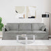 Canapea Gri deschis 228 x 78 x 80 cm Catifea - WALTI WALTI