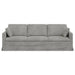 Canapea Gri deschis 228 x 78 x 80 cm Catifea - WALTI WALTI