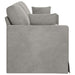 Canapea Gri deschis 228 x 78 x 80 cm Catifea - WALTI WALTI