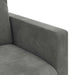 Canapea Gri închis 228 x 78 x 80 cm Catifea - WALTI WALTI