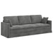 Canapea Gri închis 228 x 78 x 80 cm Catifea - WALTI WALTI