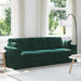 Canapea Verde închis 228 x 78 x 80 cm Catifea - WALTI WALTI