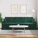Canapea Verde închis 228 x 78 x 80 cm Catifea - WALTI WALTI