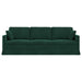Canapea Verde închis 228 x 78 x 80 cm Catifea - WALTI WALTI