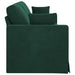 Canapea Verde închis 228 x 78 x 80 cm Catifea - WALTI WALTI
