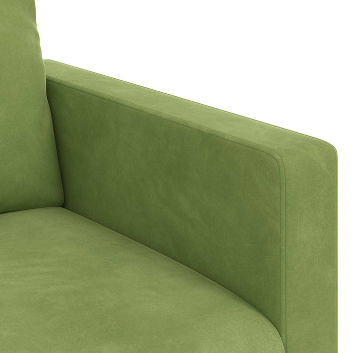 Canapea Verde deschis 228 x 78 x 80 cm Catifea - WALTI WALTI