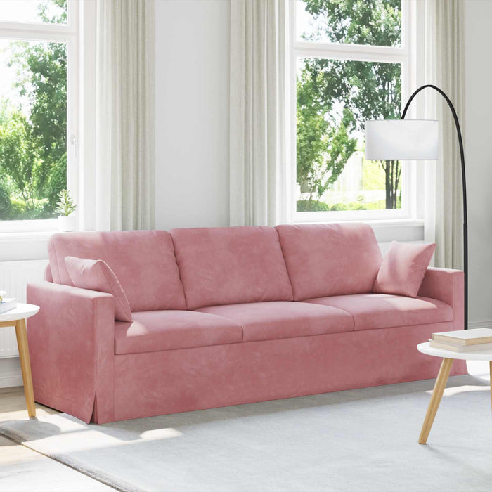 Canapea Roz 228 x 78 x 80 cm Catifea - WALTI WALTI